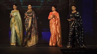 Best Top Indian Saree Fashion Show Top Indian Model In Sarees [upl. by Razatlab]