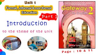 2Bac English  unit 1  lesson 01 Introduction to theme of the unit  part 1   page 10  Cfacile [upl. by Eramal]