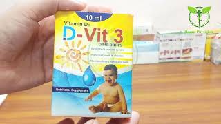 Vitamins D3 Drops For Children  DVit 3 Uses  Baby Strong Teeth amp Bones [upl. by Bridge]