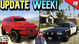 GTA Online Update Week  NEW POLICE CARS [upl. by Ailahtan]