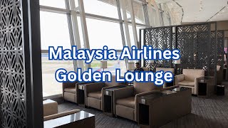 REVIEW Malaysia Airlines Golden Lounge Regional Kuala Lumpur International Airport [upl. by Adigirb]