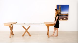 EXTENDABLE ROUND TABLE [upl. by Spracklen]