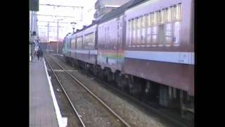 NMBS 2143 en 24 met Levenslijn trein te St Truiden 03031991 [upl. by Walls278]