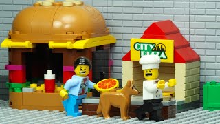 Lego City Pizza Robbery Dog [upl. by Ecnatsnok]