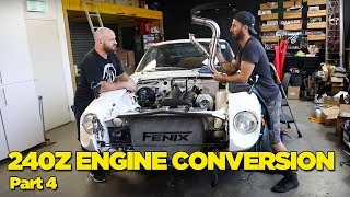 240Z  RB26 Engine Conversion PART 4 [upl. by Moran]