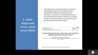 Landmark papers on ADHD  20182020 [upl. by Littlejohn1]