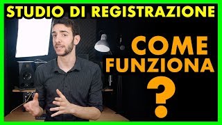 STUDIO DI REGISTRAZIONE  Come Funziona registrare una canzone [upl. by Onnem]