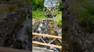 Swiss Waterfalls That Will Leave You Speechless  explore nature waterfall shorts swissalps [upl. by Assilac]