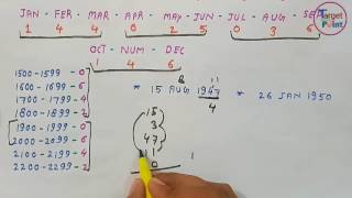 Calendar Short Trick  in hindi  Reasoning Shortcuts  CCS CGL CPO MTS BANKING [upl. by Reimer]