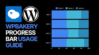 How To Use Progress Bar WPBakery WordPress Plugin Element Guide 📊 [upl. by Orelia]