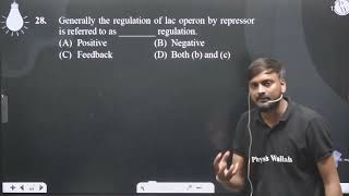 Generally the regulation of lac operon by repressor is referred to as  regulation [upl. by Adnolehs556]