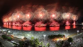 Reveillon Año Nuevo en Rio de Janeiro Playa de Copacabana 2013 [upl. by Nahtanaoj]