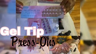 DIY Maintenance Gel Tip PressOn nailsAmazon Gel Tips [upl. by Siwel]