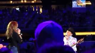 George Strait and Faith Hill singing a Showmans Life 6714 [upl. by Armstrong]