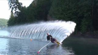 How to Slalom Course Water ski FM Tech Series Core Connected Slalom [upl. by Nigen]