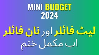 Mini Budget 2024  NonFilers and Late Filers REMOVED from Law education tax [upl. by Neyugn290]