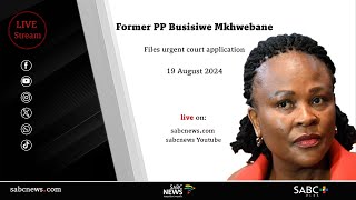 Busisiwe Mkhwebanes urgent application [upl. by Rosanne]