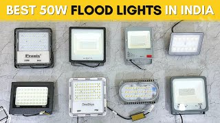 Best 50W LED Flood Lights On Amazon  Lumen Water Weight amp Outdoor Testing Unboxing amp Review 🤩 [upl. by Adiel]