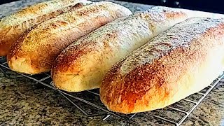 Best HoagieSub Sandwich Bread Recipe Ridiculously Tasty [upl. by Etta]