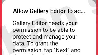 Share Problem Fix Allow Gallery Editor to Access amp Gallery Editor needs your permission Problem [upl. by Erdei]