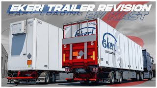 ETS2  Ekeri Trailer Revision amp Rigid Addon Update 143  144 [upl. by Idmann855]