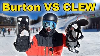 Burton Step On Bindings VS CLEW Snowboard Bindings [upl. by Aliet]