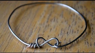 DIY Wire InfinityHeart Bracelets [upl. by Stilu]