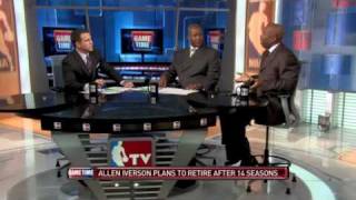 Kenny Smith talks about Allen Iversons retirement [upl. by Acinorrev]