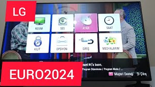 LG TV EURO 2024 TRT 1 FREKANS GÜNCELLEME [upl. by Layod]