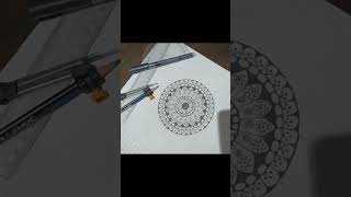 1st try mandala art Jainex  fine art pen designs✨ vairal mandala art like share subscribe [upl. by Aedni]