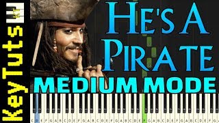 Learn to Play He’s A Pirate from Pirates of the Caribbean  Medium Mode [upl. by Elurd995]