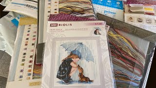 Flosstube 16  Unboxing Cross Stitch Kits Come see what I’ve ordered [upl. by Ettevets]