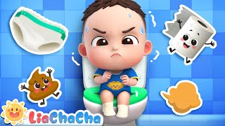 The Potty Song  Potty Training Song  Healthy Habit Songs  LiaChaCha Nursery Rhymes amp Baby Songs [upl. by Fein541]