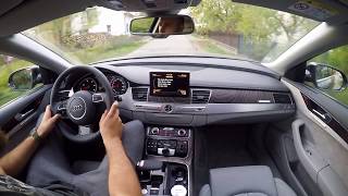 Audi A8 D4 30 TDI  casual drive  GoPro 1080p [upl. by Rogozen]