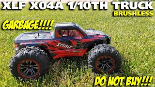 XLF X04a Brushless RC Truck Review [upl. by Nilad169]