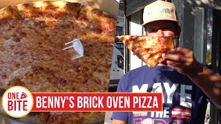 Barstool Pizza Review  Bennys Brick Oven Pizza Brooklyn NY [upl. by Morra715]