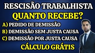 COMO CALCULAR A RESCISÃO DO PEDIDO DE DEMISSÃO [upl. by Barrie]