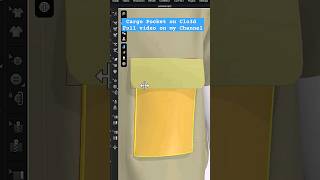 Cargo Pocket on Clo3d Timelapse clo3d learnclo3d fashion clo3dbasic clo3dtutorial [upl. by Salesin]