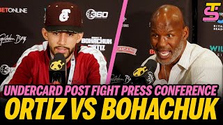 Serhii Bohachuk vs Vergil Ortiz Jr FULL UNDERCARD post fight press conference [upl. by Eemia]