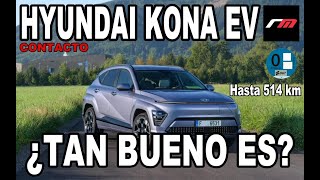 HYUNDAI KONA EV  BEV SUVB  ELÉCTRICO  CONTACTO  revistadelmotores [upl. by Ihn]