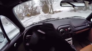 Can You Drive a Miata in the Winter binaural audio [upl. by Donelu]