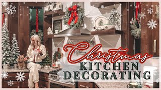 🎄CHRISTMAS DECORATE WITH ME  COZY CHRISTMAS KITCHEN DECORATING IDEAS  CHRISTMAS DECORATIONS 2023 [upl. by Haroppiz995]