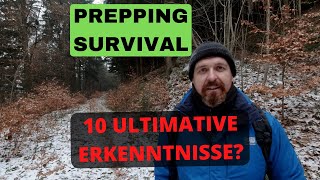 Krisenvorsorge  10 ultimative Erkenntnisse eines Preppers 🤔 4K [upl. by Teryn]