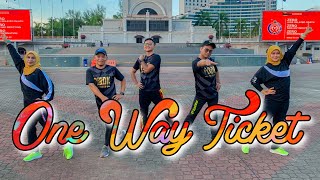 ONE WAY TICKET  TIKTOK  AERODANCE  DANCE WORKOUT  PJRDK [upl. by Wager]