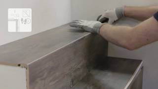 How to install QuickStep wood or laminate on stairs [upl. by Wyck167]