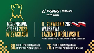 Mistrzostwa Polski w Szachach 2023  dzień 4  dogrywki [upl. by Ymerej]