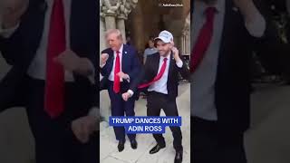 Trump DANCES with Adin Ross 🕺 [upl. by Sharai]