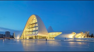 ZAHA HADID CULTURAL CENTER HEYDAR ALIYEV MODELING IN REVIT [upl. by Eenar]