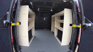 Ford Custom van racking  shelving ideas for tradesmen [upl. by Tj]