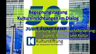 Stärkung der Nachwuchsförderung Jugend Bildung und Kultur [upl. by Mohamed]